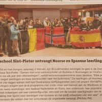 Middenschool Sint-Pieter Oostkamp Uitwisseling in België